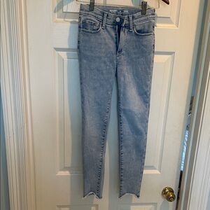 Girls Denim Skinny Jeans - Light Blue